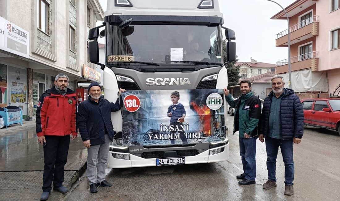 Erzincan’da, İnsan Hak ve Hürriyetleri (İHH) İnsani Yardım Vakfı öncülüğünde