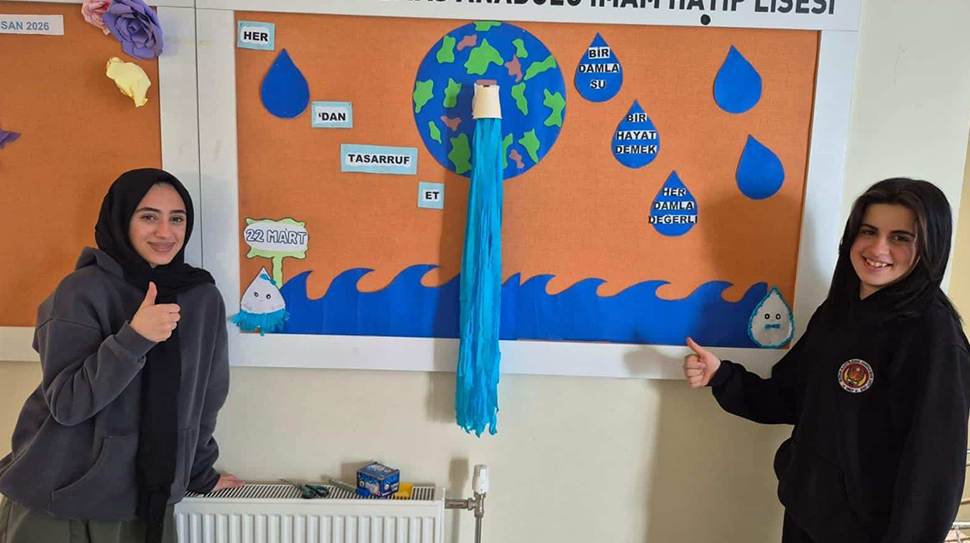 Elaattin Elmas Anadolu İmam Hatip Lisesinde “Su Verimliliği Seferberliği Faatliyetleri”