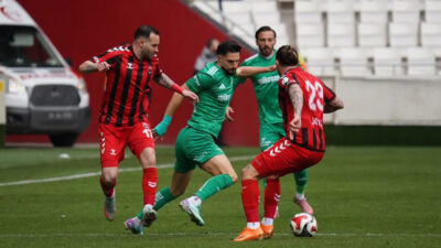 2. Lig’in 28. haftasında şampiyonluk mücadelesi veren Muğlaspor’u konuk eden