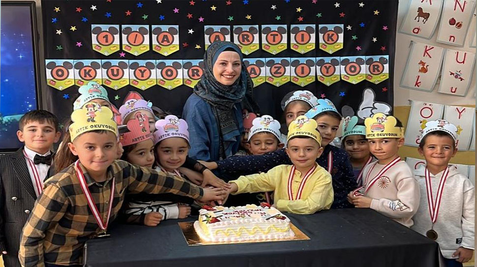 Tercan Atatürk İlkokulu’nda mini mini birler için Okuma Bayramı etkinliği