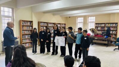 Kemaliye ilçesinde, Kütüphane Haftası kapsamında anlamlı ve öğretici bir etkinliğe