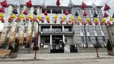 Erzincan İl Halk Kütüphanesi 2025 yılı verilerine göre, toplam kullanıcı