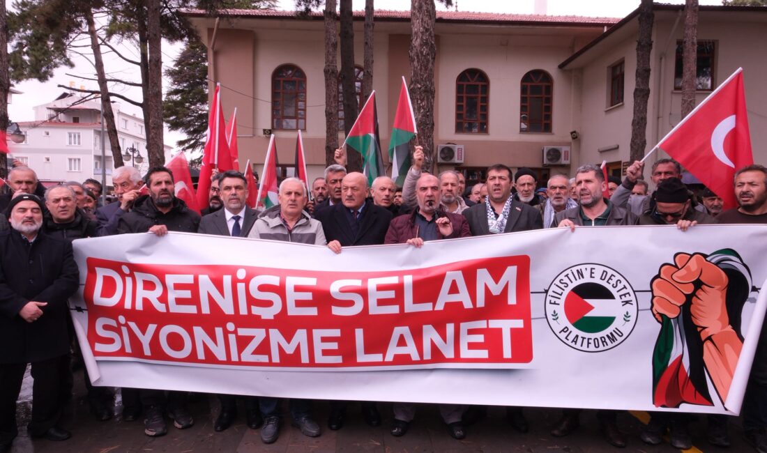 Filistin’e Destek Platformu’nun çağrısıyla, İsrail’in Filistinli mahkûmlar hakkında aldığı idam