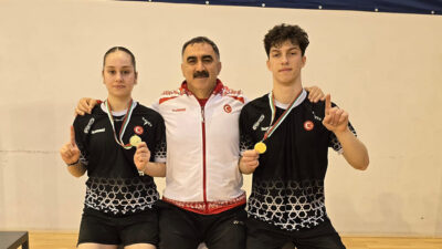 Bulgaristan’da düzenlenen Bulgarian Junior U19 International Badminton Turnuvası’nda Erzincanlı millî