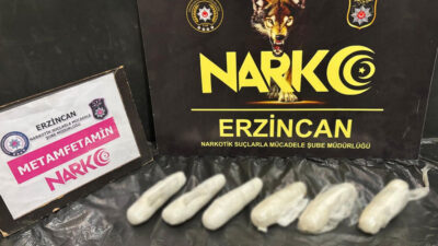 Erzincan İl Emniyet Müdürlüğü Narkotik Suçlarla Mücadele Şube Müdürlüğü ekipleri,