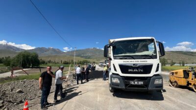 Erzincan İl Özel İdaresi, kırsal altyapıyı güçlendirmek ve köyler arasındaki