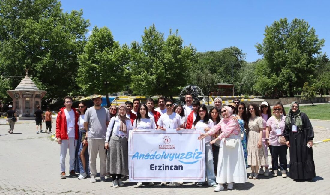 Erzincan, Gençlik ve Spor Bakanlığı tarafından yürütülen ve gençler arasında