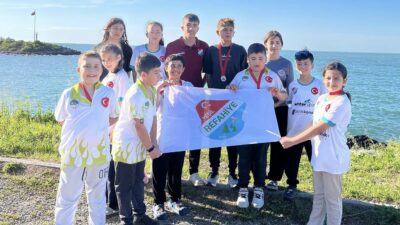 Giresun’da düzenlenen Triatlon Bölgesel Lig 1. Etap Yarışları’na damga vuran