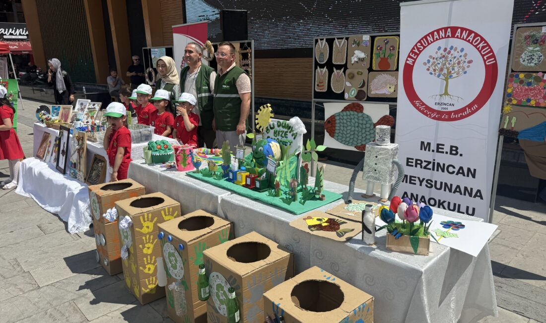 Erzincan’da Dünya Çevre Günü ve Türkiye Çevre Haftası dolayısıyla düzenlenen