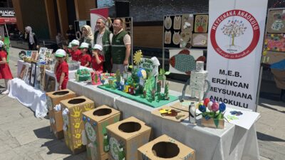 Erzincan’da Dünya Çevre Günü ve Türkiye Çevre Haftası dolayısıyla düzenlenen