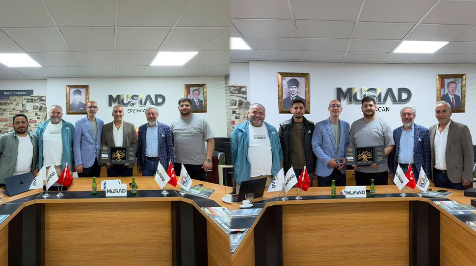 MÜSİAD Erzincan Şubesi’nin aylık toplantısında şehrin ekonomik geleceği, iş dünyasının