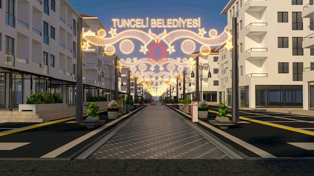 Tunceli Valisi ve Belediye Başkan Vekili Şefik Aygöl, kent estetiğini