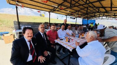 İliç Belediye Başkanı Mehmet Elçi, Boyalık Köyü Derneği tarafından Oluk