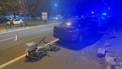 Erzincan’da otomobil ile bisikletin çarpışması sonucu 1 kişi yaralandı. Alınan