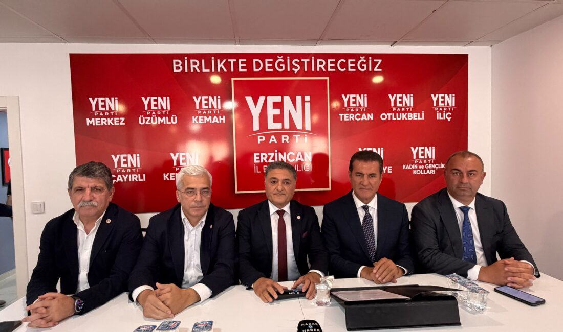 YENİ Parti milletvekilleri Erzincan’da düzenledikleri basın toplantısının ardından saha çalışmalarına