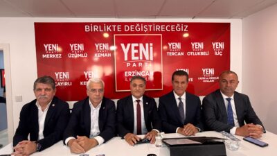 YENİ Parti milletvekilleri Erzincan’da düzenledikleri basın toplantısının ardından saha çalışmalarına