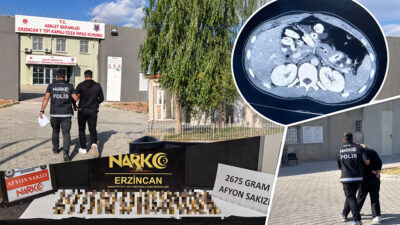 Erzincan İl Emniyet Müdürlüğü Narkotik Suçlarla Mücadele Şube Müdürlüğü ekipleri,