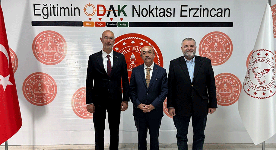 Erzincan MÜSİAD Şube Başkanı İsmail Miraç Durmaz ve Yönetim Kurulu