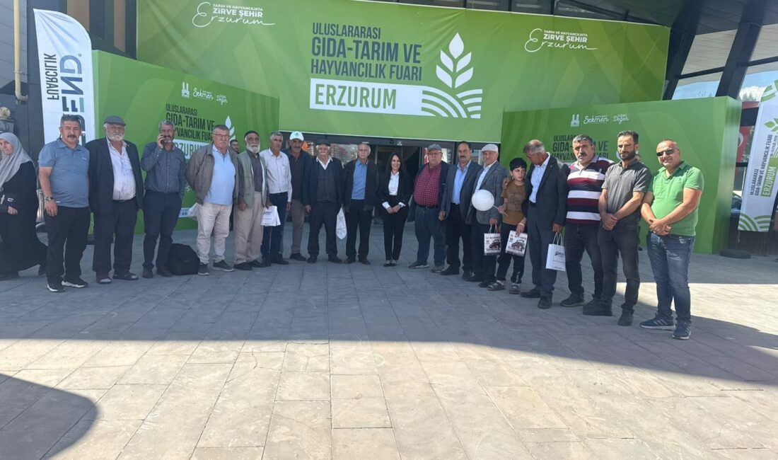 Tercan İlçe Tarım ve Orman Müdürlüğü organizasyonuyla Erzurum’daki Uluslararası Gıda,