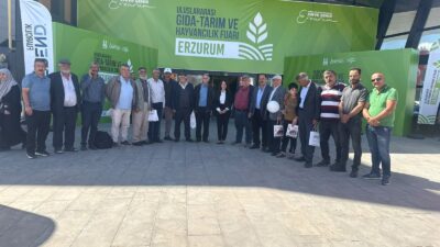 Tercan İlçe Tarım ve Orman Müdürlüğü organizasyonuyla Erzurum’daki Uluslararası Gıda,