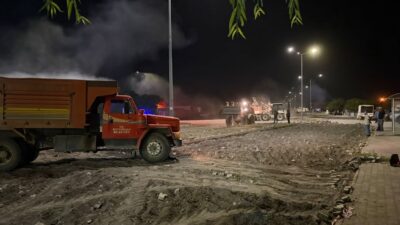 Erzincan’ın Üzümlü ilçesine bağlı Altınbaşak Beldesi’nde ulaşım altyapısını güçlendirmek ve
