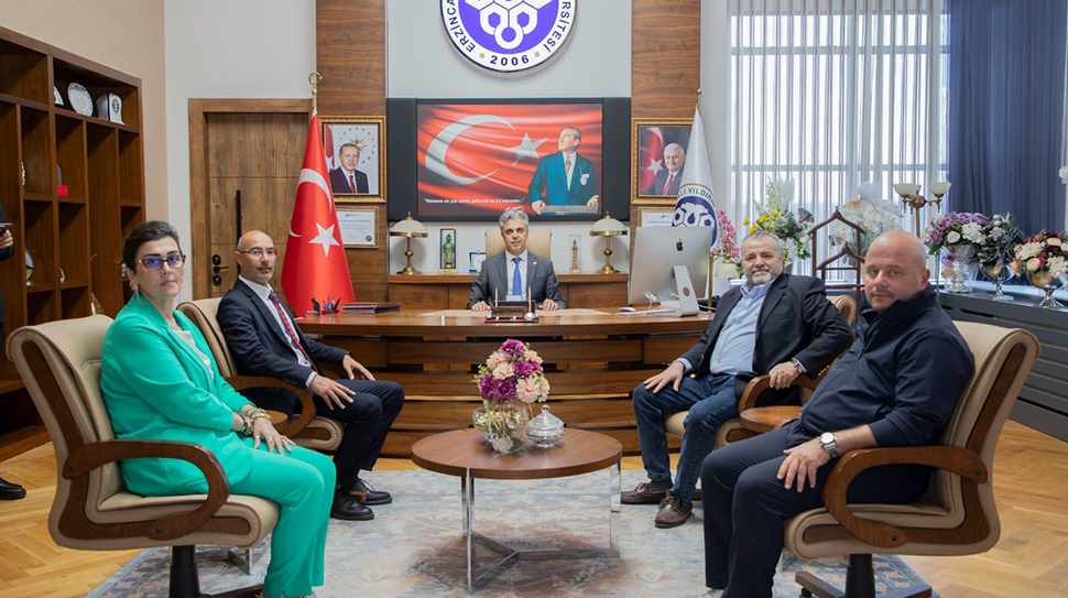 MÜSİAD Erzincan Şube Başkanı İsmail Miraç Durmaz ve yönetim kurulu