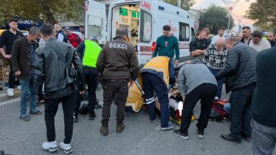 Erzincan’da motosikletin yolun karşısına geçmeye çalışan yayaya çarpması sonucu meydana