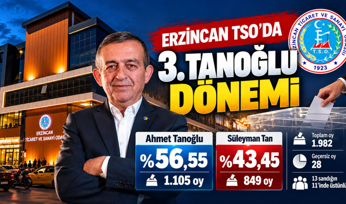 Erzincan Ticaret ve Sanayi Odası’nda (Erzincan TSO) aylardır merakla beklenen