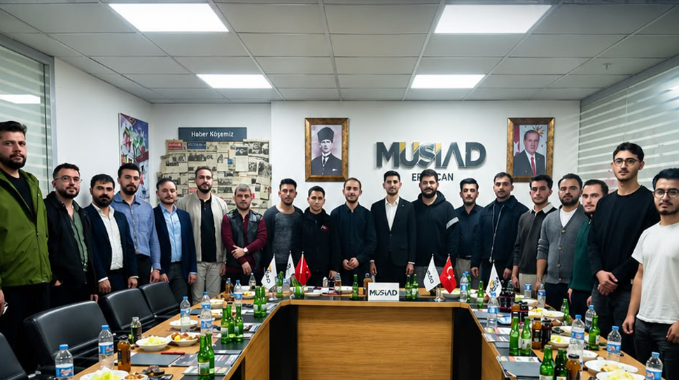 Genç MÜSİAD Erzincan Şubesi, genç üyeleri ve girişimci iş insanlarını
