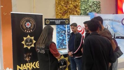 Erzincan’da uyuşturucuyla mücadele kapsamında yürütülen bilgilendirme çalışmalarıyla yaklaşık 5 bin