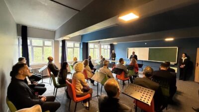 Erzincan’da Çağlayan Anadolu Lisesine kazandırılan kütüphane, konferans salonu, müzik atölyesi,