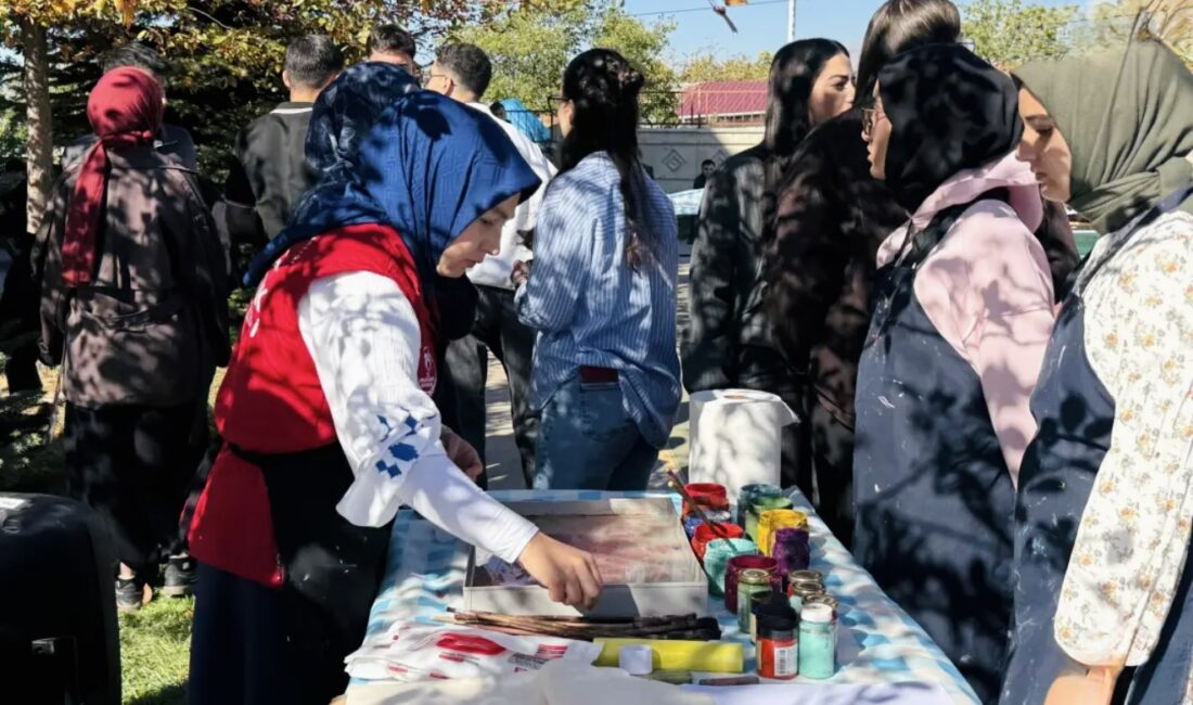 Erzincan’ın Üzümlü ilçesinde Gençlik Merkezi tarafından yürütülen “Merkezim Her Yerde”