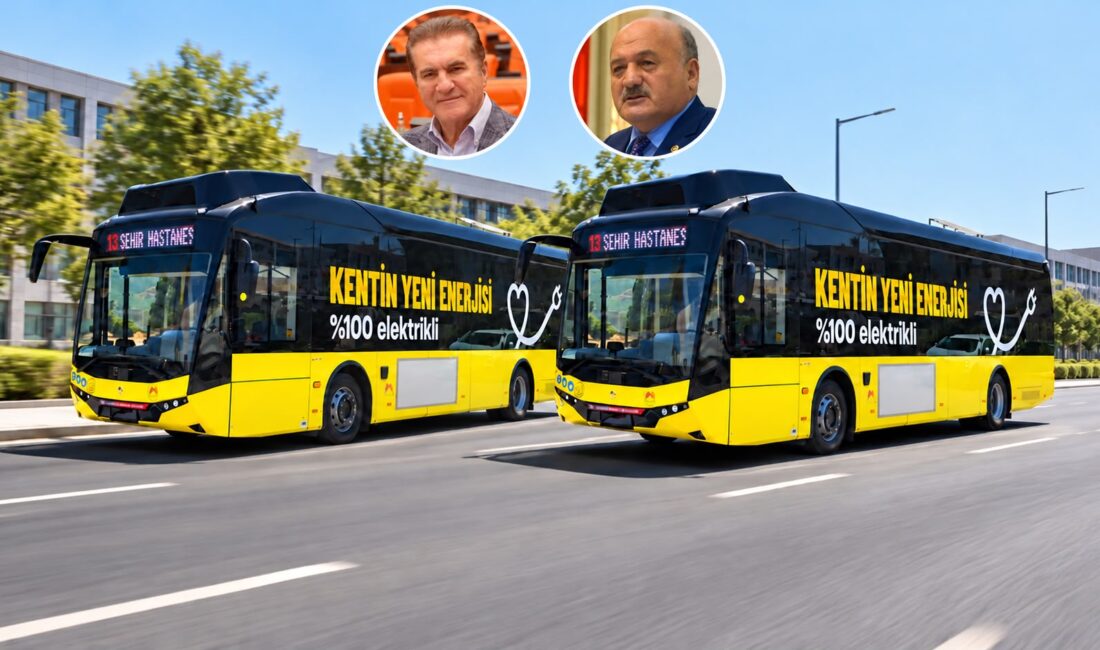 Erzincan Binali Yıldırım Üniversitesi ile şehir merkezi arasında elektrikli otobüs